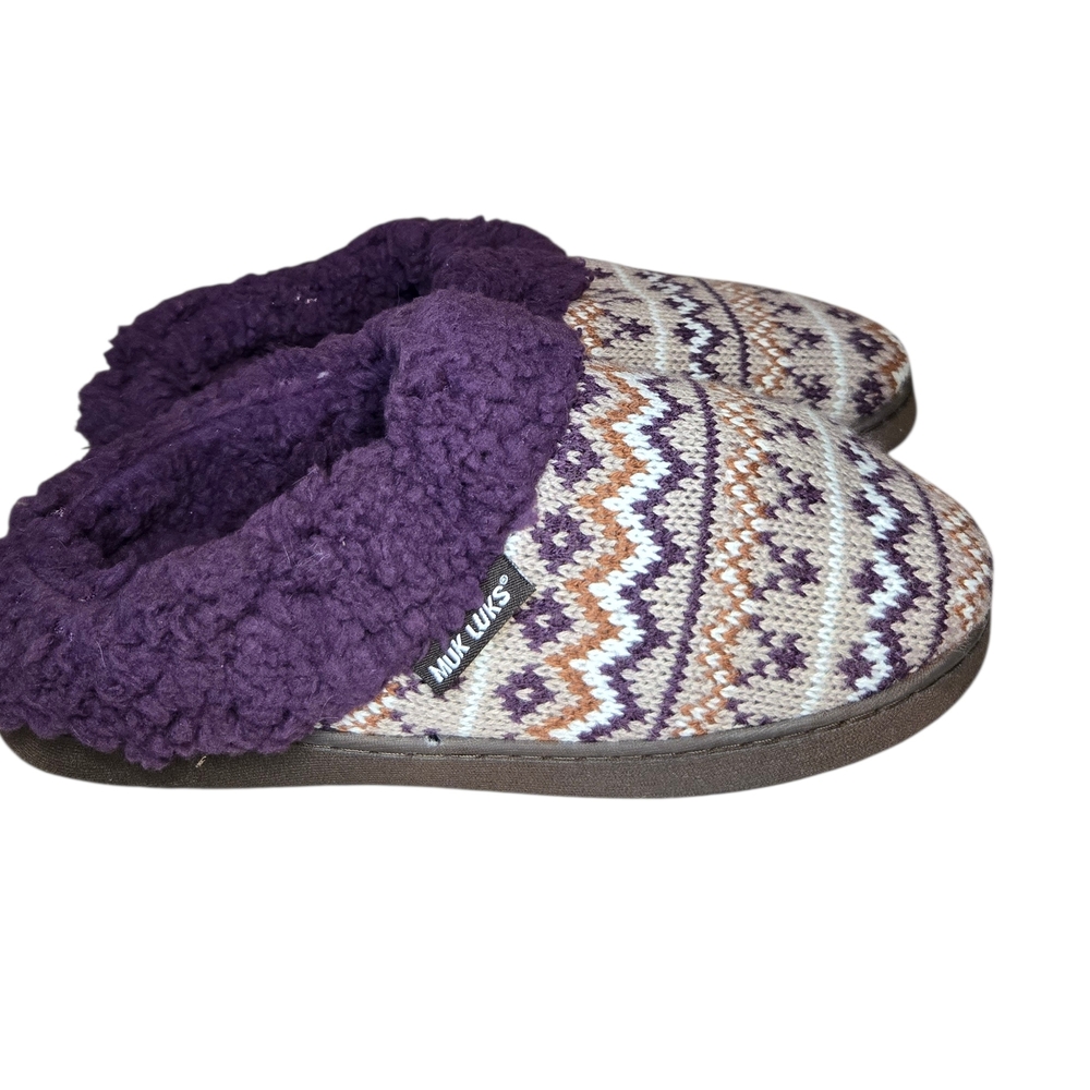 MUK LUKS Slippers (M 7-8)